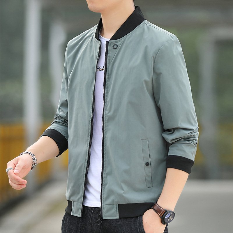 Liu Ming Cheap Wholesale Autumn 2024 New Products Men Casual Streetwear Male Coats Windbreaker Simple Bomber Jackets