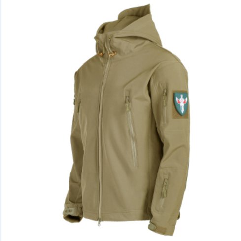 Durable Outdoor Soft Shell Jacket Wind Water Resistant Fleece Breathable Plus Size Sports Style Winter Waterproof Windbreaker
