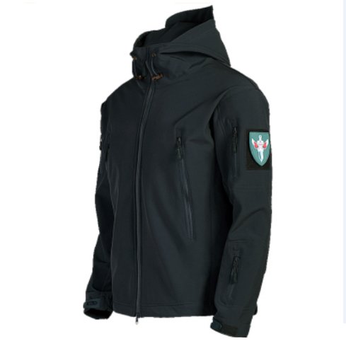 Durable Outdoor Soft Shell Jacket Wind Water Resistant Fleece Breathable Plus Size Sports Style Winter Waterproof Windbreaker