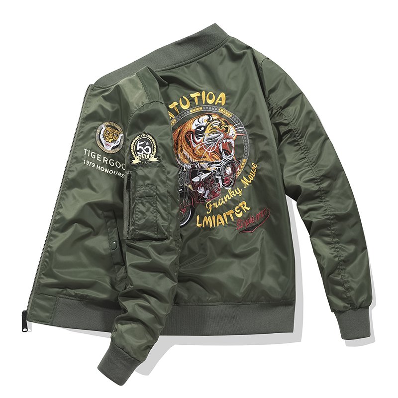 Longline silk printing motor sport bordada femenina men's jackets bomber katun custom embroidered boys vegan oversize insulated