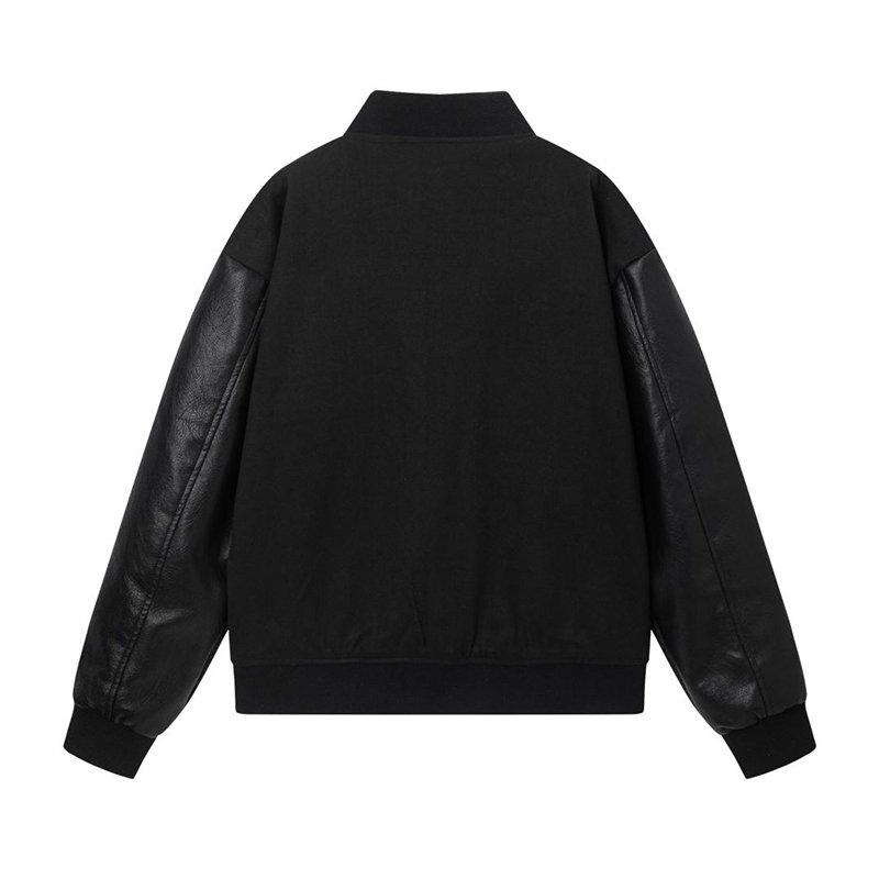 Wholesale New Arrival HighQuality Baseball Uniform Winter Autumn Leather Coat StreetWear Embroider Amirii Plus Size Men's Jacket
