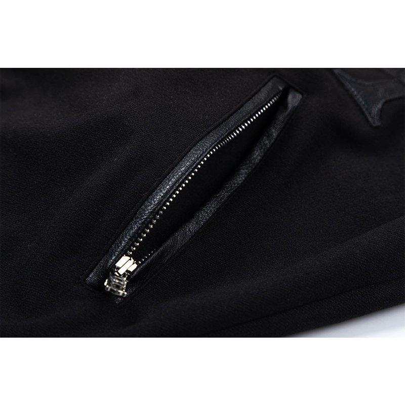 Wholesale New Arrival HighQuality Baseball Uniform Winter Autumn Leather Coat StreetWear Embroider Amirii Plus Size Men's Jacket