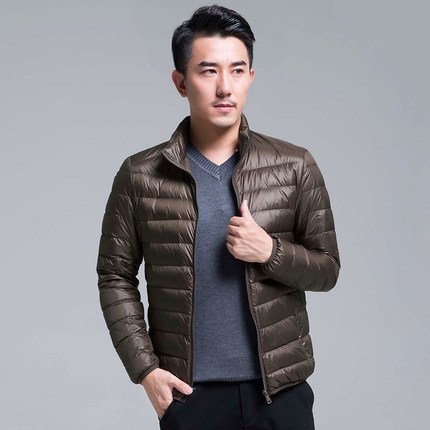 Wholesale Customized Winter Outdoor Man Coats Duck Feather Men's Down Jackets Down Bubble Puffer Men's Jacket