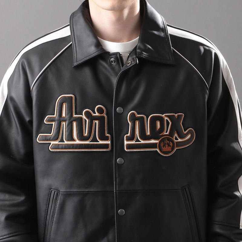 Trendy Custom Winter Black Men's Jackets & Coat Leather Letterman Bomber baseball Varsity Jacket
