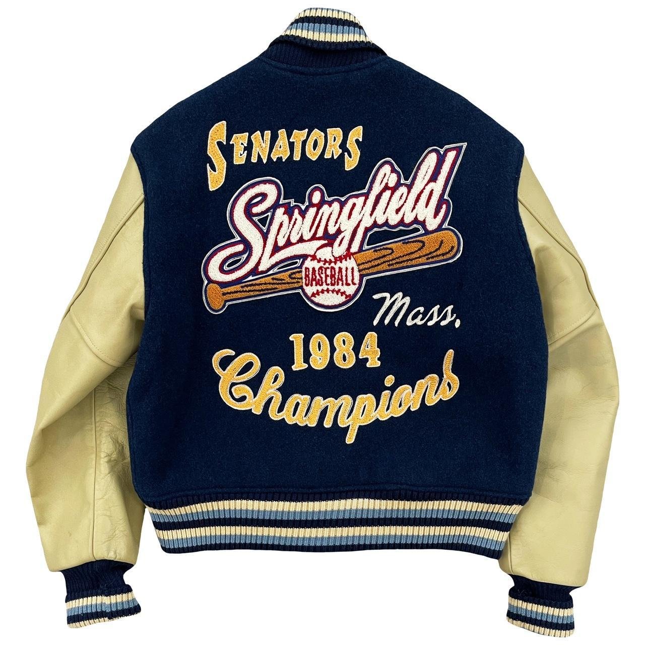 Custom Lettering Printed Wool Leather Jacket for Men's Plus Size Winter Varsity Style with Long Length