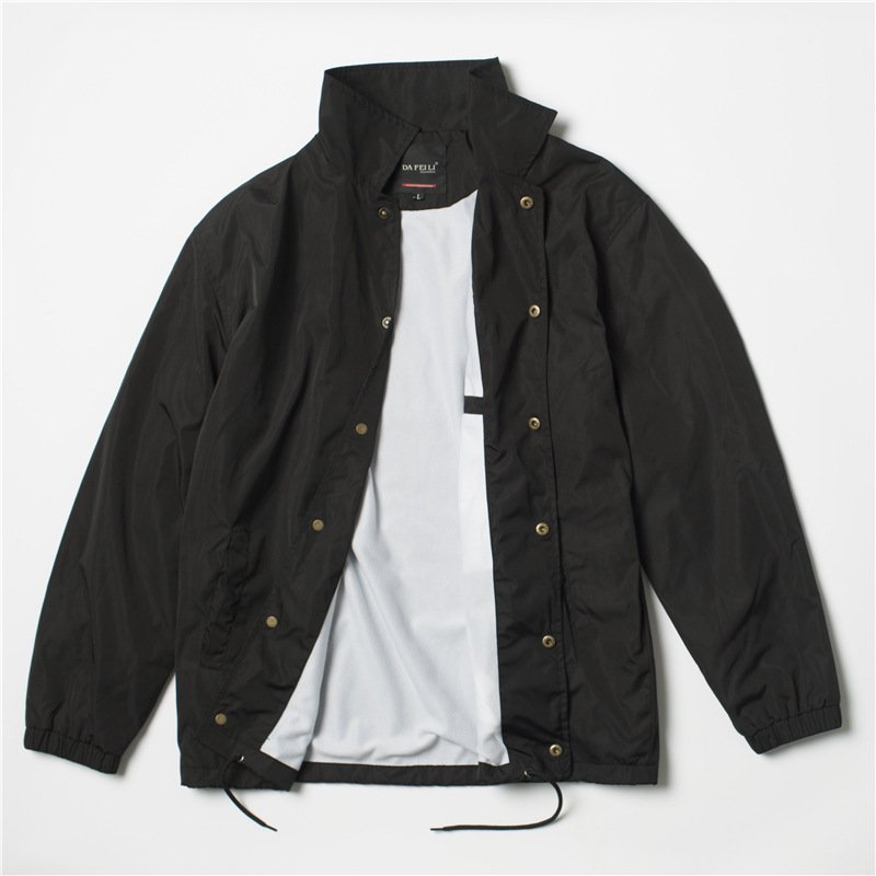 OEM High Quality Custom LOGO Blank Sport Mens Jacket Windbreaker Jacket Cheap Price Coaches Jacket For Men