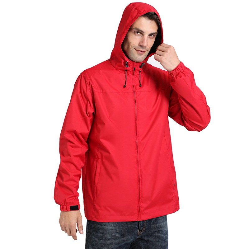 Outdoor Plus Size Men's Jackets Reflective Windbreaker Jacket vintage Retro Waterproof Windbreaker sports Custom Men's Polyester