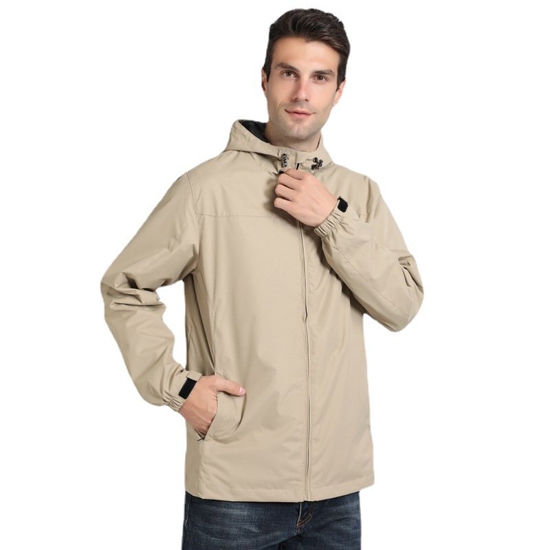 Outdoor Plus Size Men's Jackets Reflective Windbreaker Jacket vintage Retro Waterproof Windbreaker sports Custom Men's Polyester