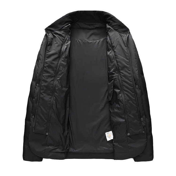 wholesales hot sales fashion men's puffer jacket warm winter jacket with button with pocket