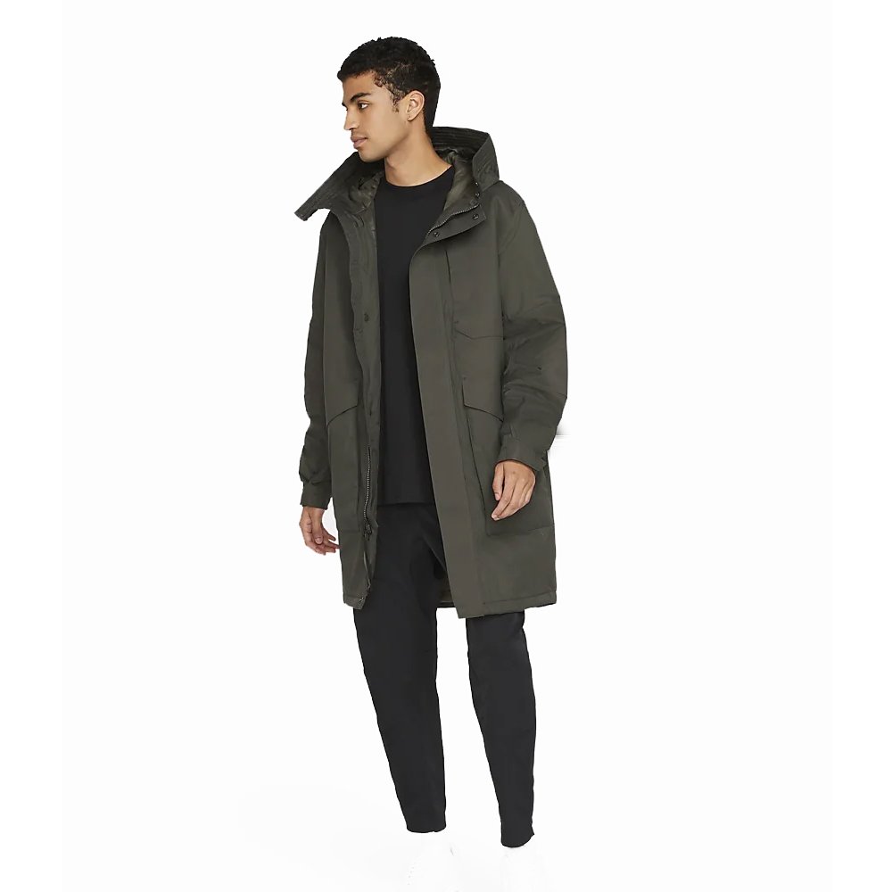 Unique Design Stylish Turtle Neck Long Top Quality Men's Rain Long Jacket Windproof Nylon Made Plus Size Men's Rain Jackets