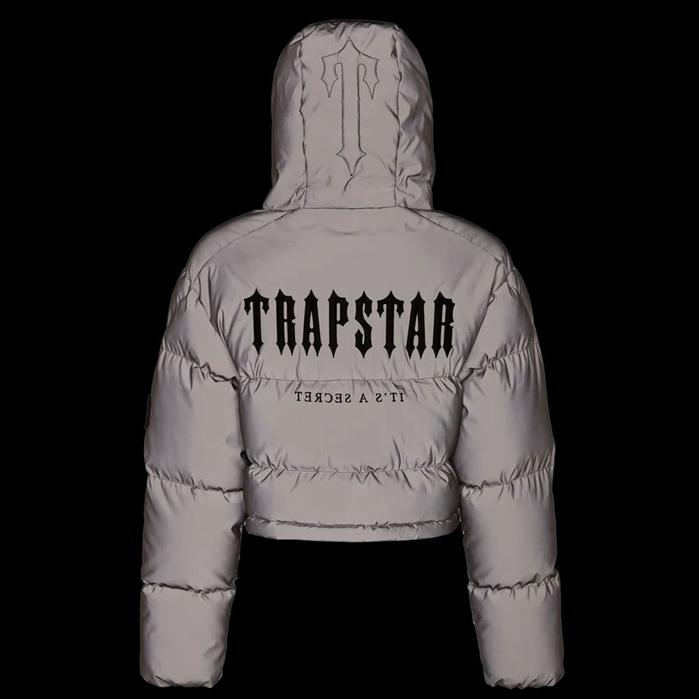 Trapstar Jacket High Street Fashion Men Winter London Puffer Trapstar London Jacket Trapstar Embroidered Coats white streetwear