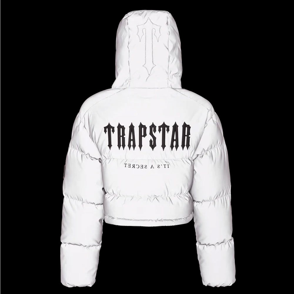 Trapstar Jacket High Street Fashion Men Winter London Puffer Trapstar London Jacket Trapstar Embroidered Coats white streetwear