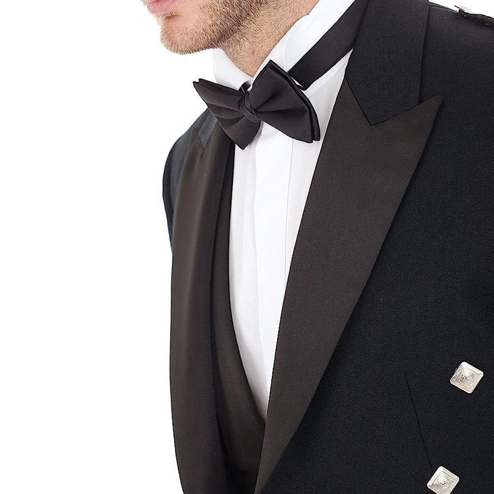 Scottish Custom Prince Charlie Jacket Waistcoat for Men Wholesale OEM Top quality Kilt Society Men's jacket