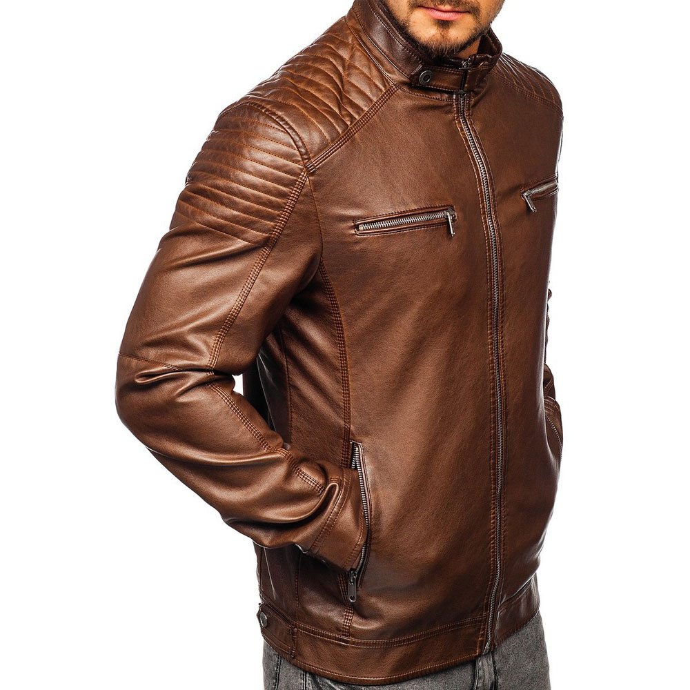 Fully Customized Genuine Cowhide Leather Jackets For Men's Autumn And Winter Wear Comfortable Men Leather Jackets