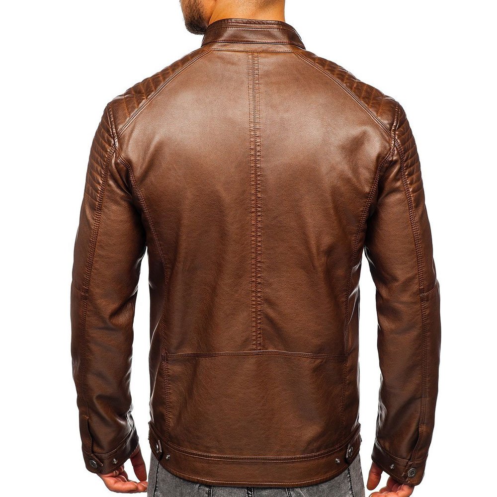 Fully Customized Genuine Cowhide Leather Jackets For Men's Autumn And Winter Wear Comfortable Men Leather Jackets