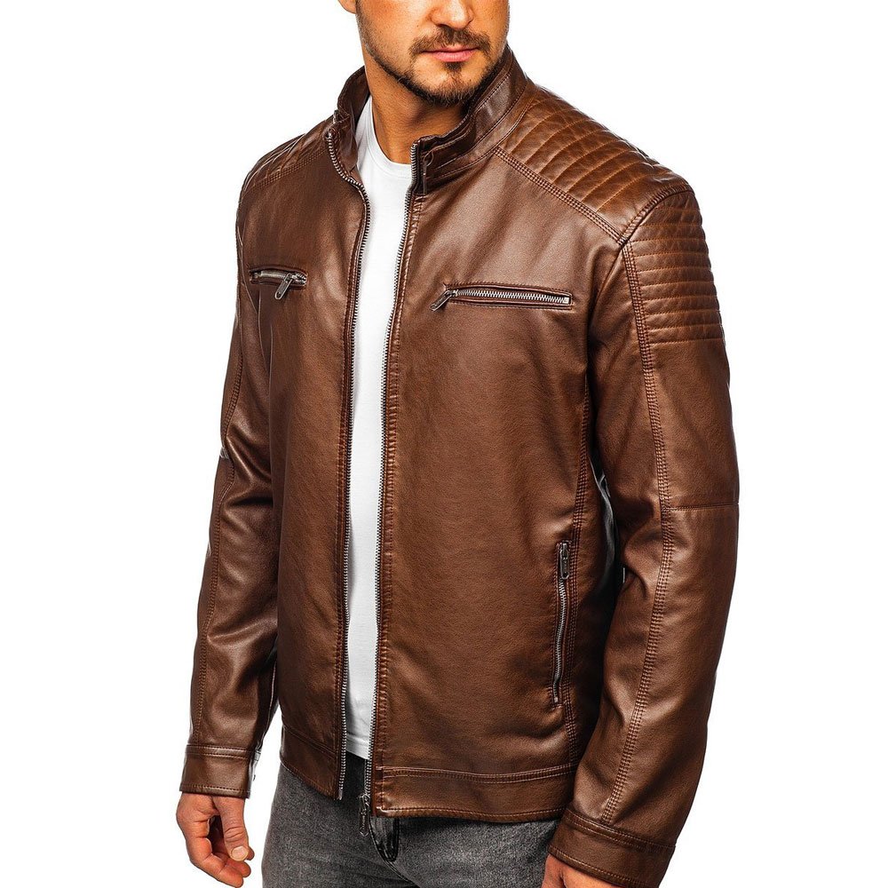 Fully Customized Genuine Cowhide Leather Jackets For Men's Autumn And Winter Wear Comfortable Men Leather Jackets