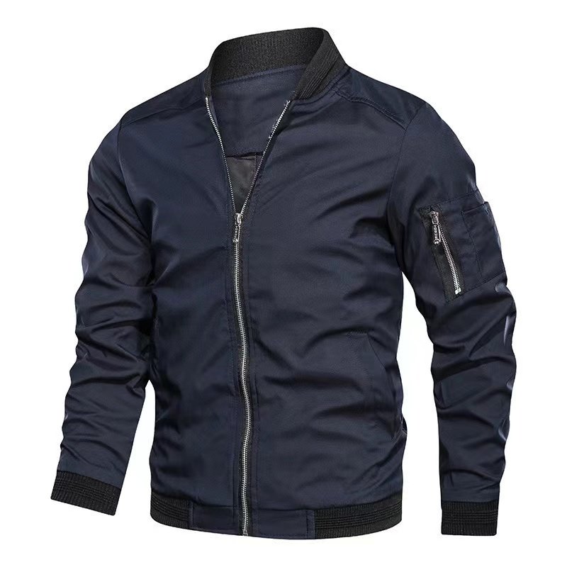 OEM Customized Outdoor Sport Jacket Men's Slim Fit Lightweight Sportswear Jacket Casual Jacket