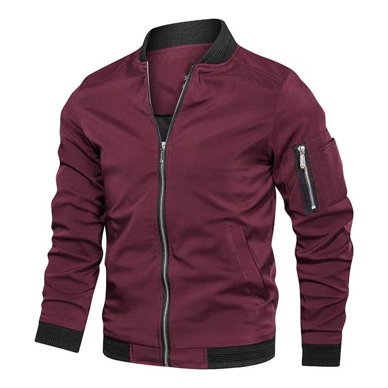 OEM Customized Outdoor Sport Jacket Men's Slim Fit Lightweight Sportswear Jacket Casual Jacket