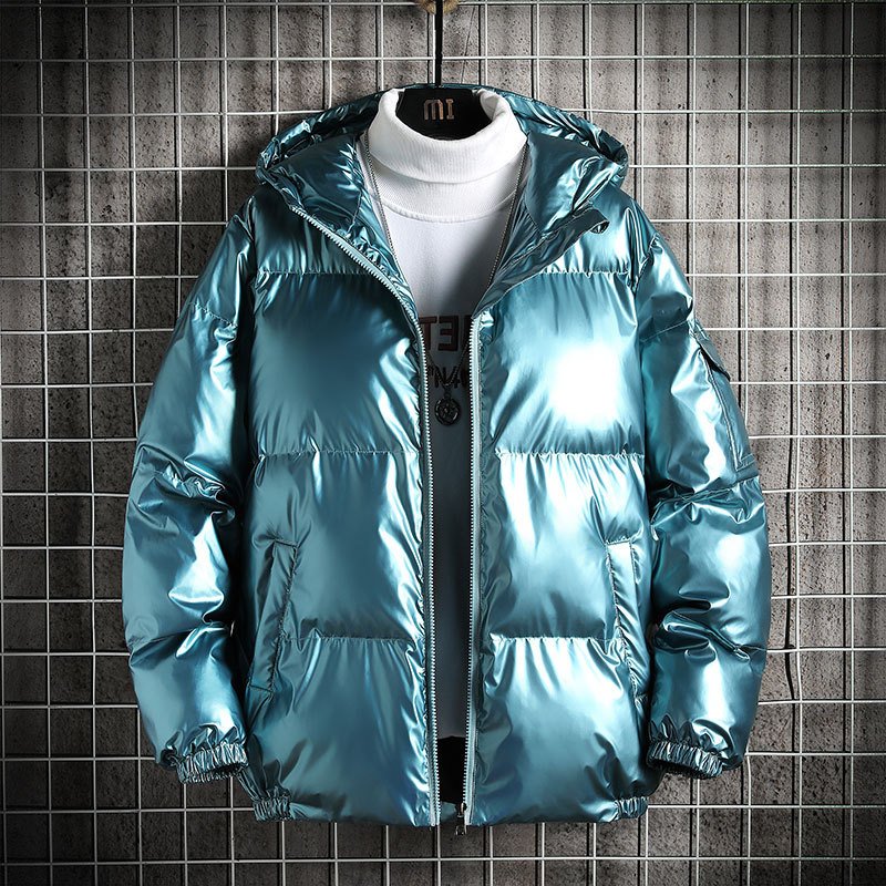 High Quality Puffer Hooded Cotton Custom Men's Down Jacket