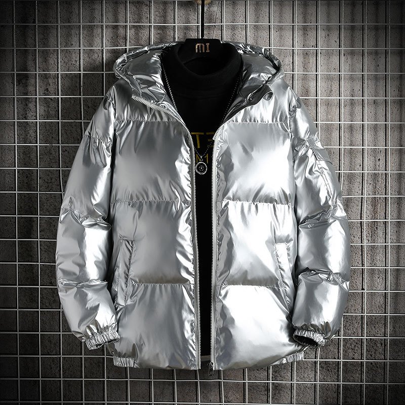 High Quality Puffer Hooded Cotton Custom Men's Down Jacket