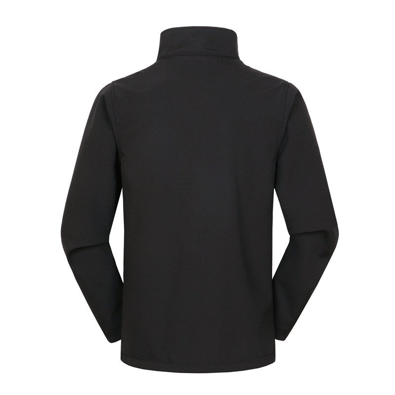 Customized New Softshell Jacket Custom Design Winter Work Wear Men's Windproof Waterproof Fleece Lined Zip Up Soft Shell Jacket