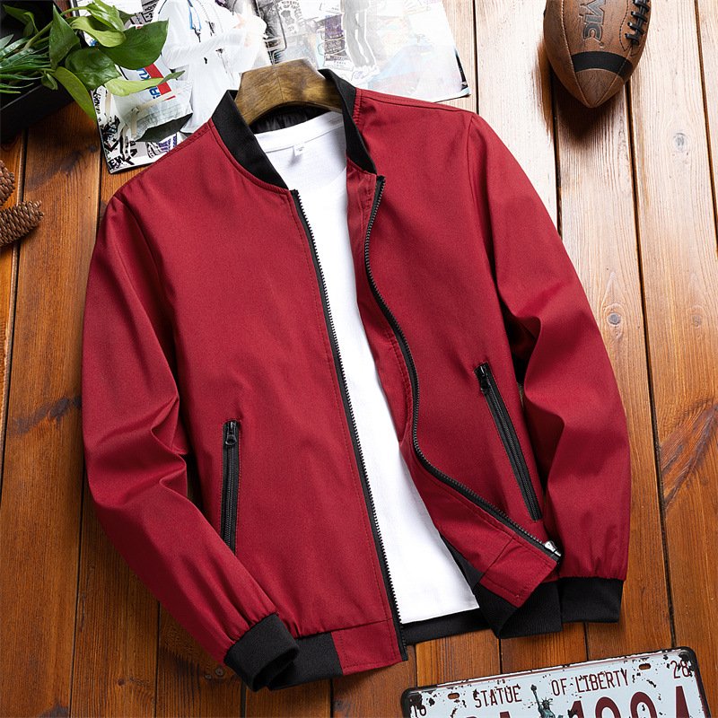 New Style Wholesale Lightweight Casual Popular and Fashionable Multi-Color Standing Collar for Men's Jacket