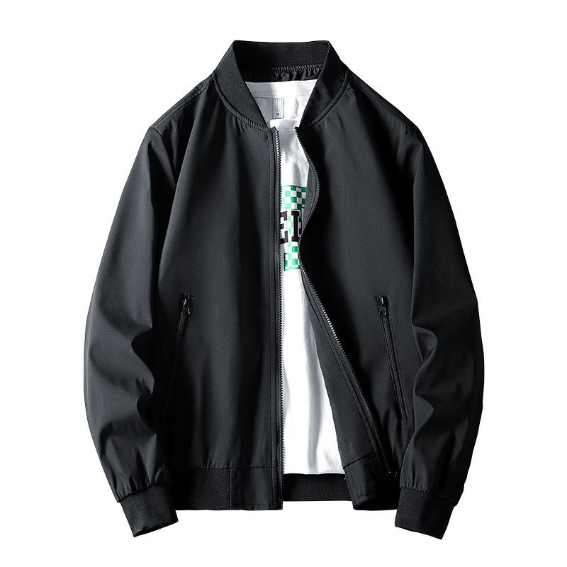 New Style Wholesale Lightweight Casual Popular and Fashionable Multi-Color Standing Collar for Men's Jacket
