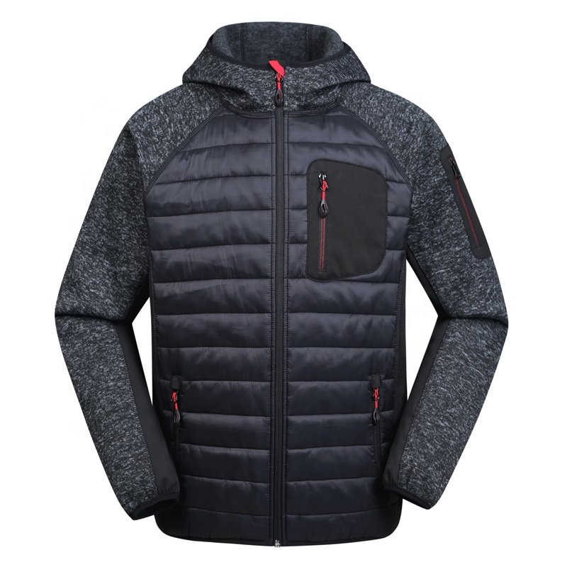 custom fit style coat men's padded nylon jackets winter fashionable street sportswear jacket