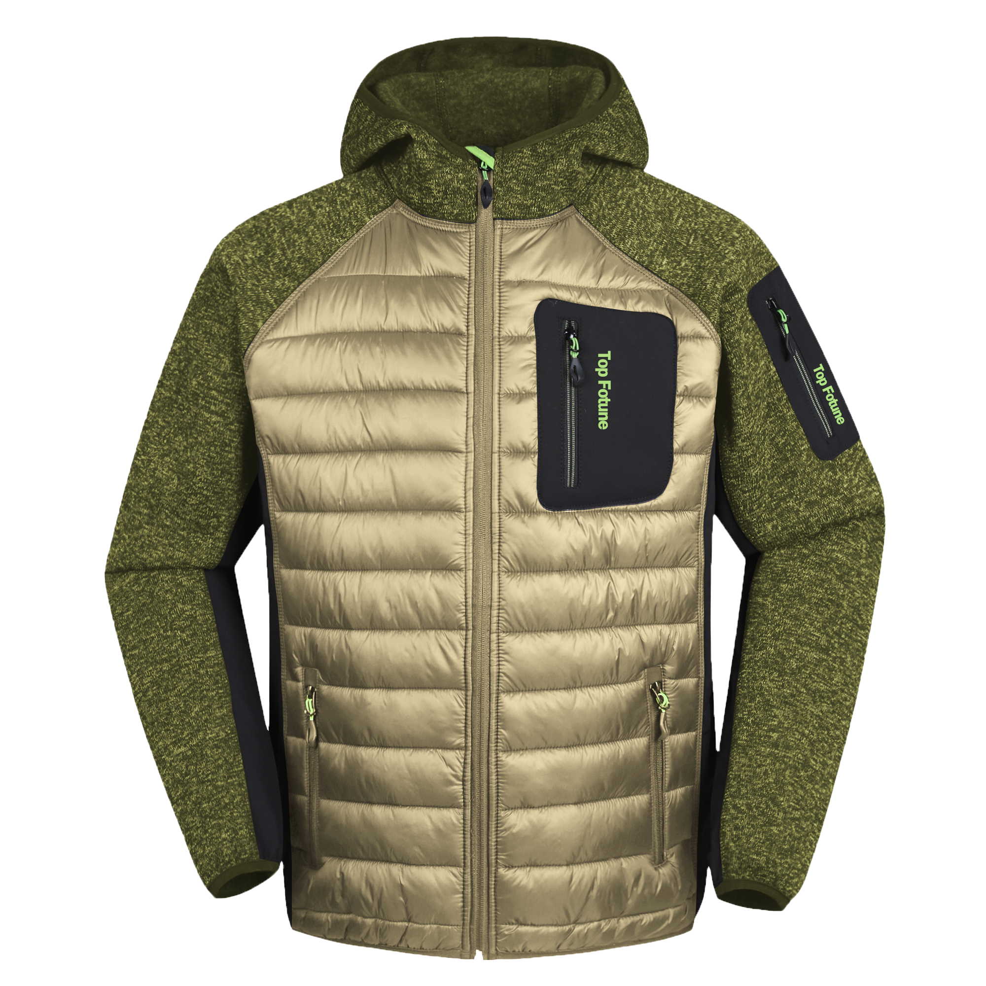 custom fit style coat men's padded nylon jackets winter fashionable street sportswear jacket