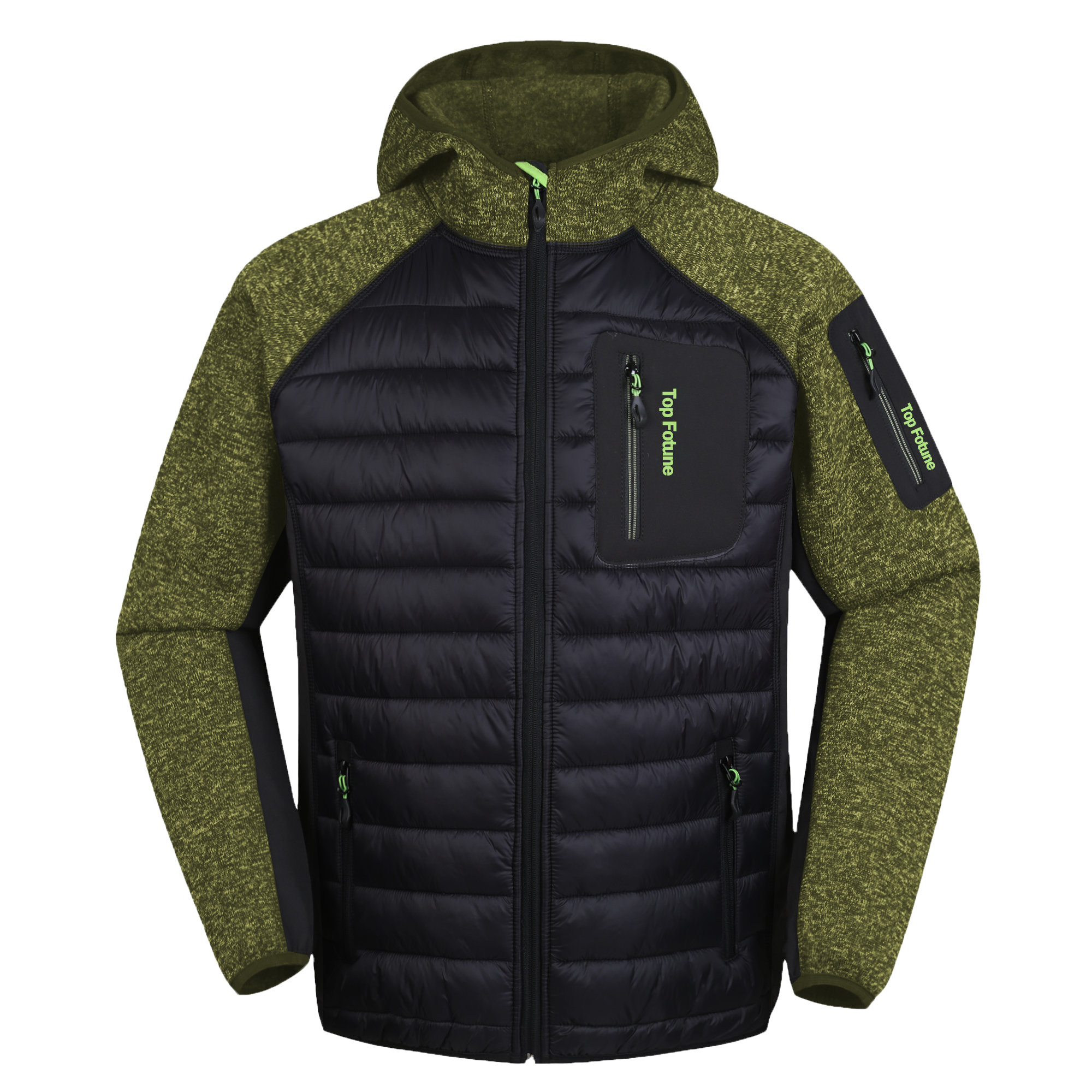 custom fit style coat men's padded nylon jackets winter fashionable street sportswear jacket