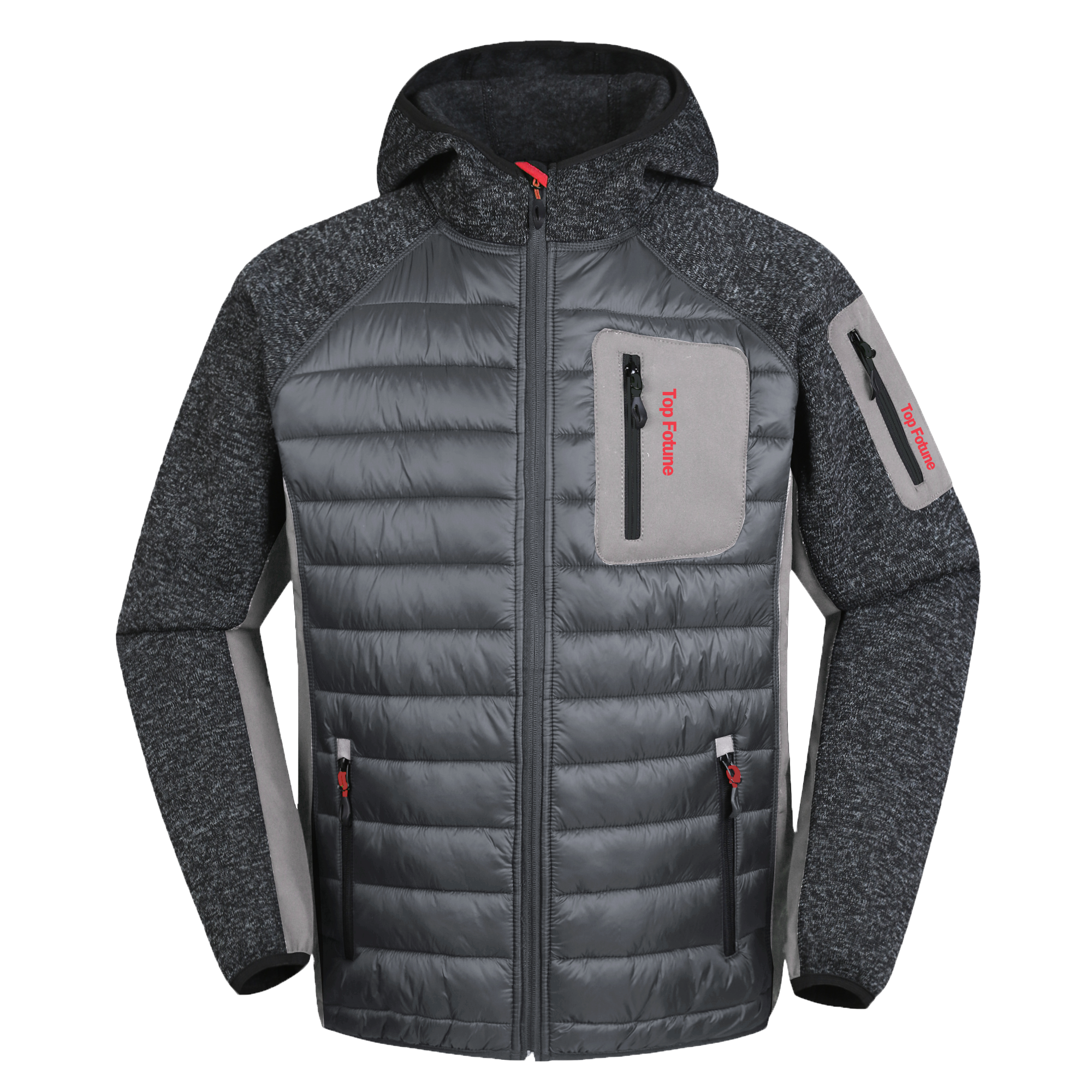 custom fit style coat men's padded nylon jackets winter fashionable street sportswear jacket