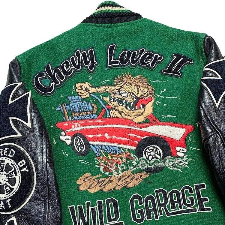 Outdoor Vintage Bomber Jacket White For Men Custom Plain Chenille Embroidery Winter Lettermen Varsity Jacket