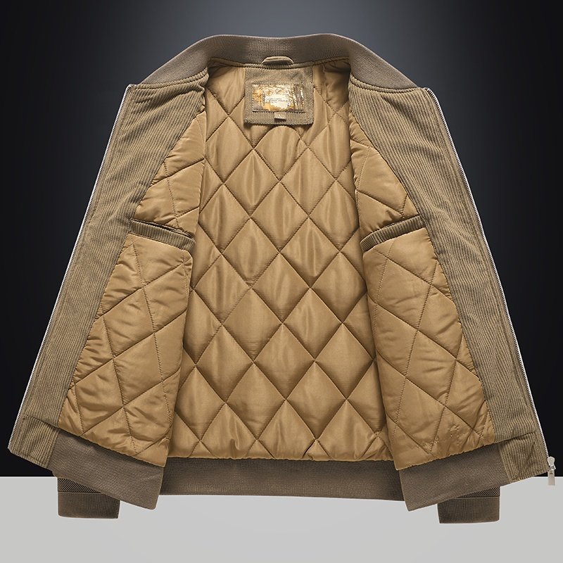 Cheap Fashion Men's Jackets Corduroy Waterproof Windbreaker Sports Outdoor Parka Jacket Men Leather Jacket