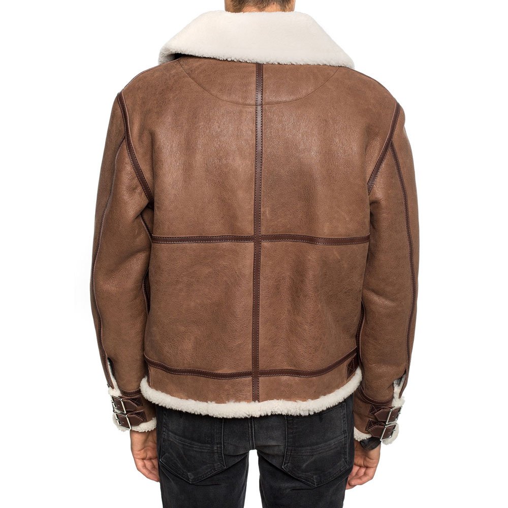 New Arrival Winter Men's Leather fur Jacket for Men Fashion PU Leather Jacket Cool Zipper up Leather fur Jackets