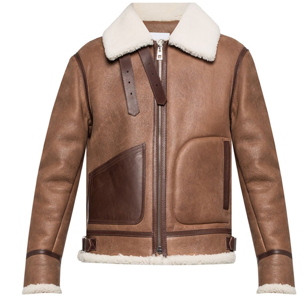 New Arrival Winter Men's Leather fur Jacket for Men Fashion PU Leather Jacket Cool Zipper up Leather fur Jackets