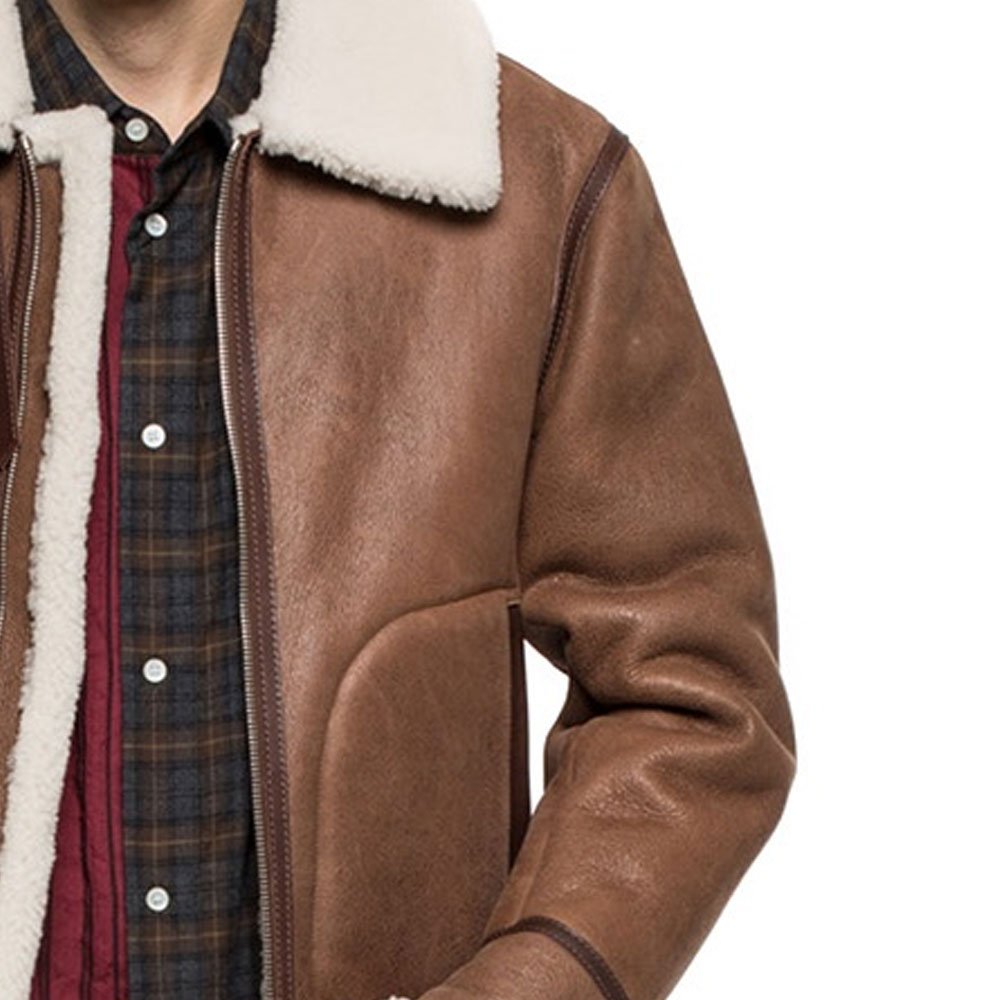 New Arrival Winter Men's Leather fur Jacket for Men Fashion PU Leather Jacket Cool Zipper up Leather fur Jackets