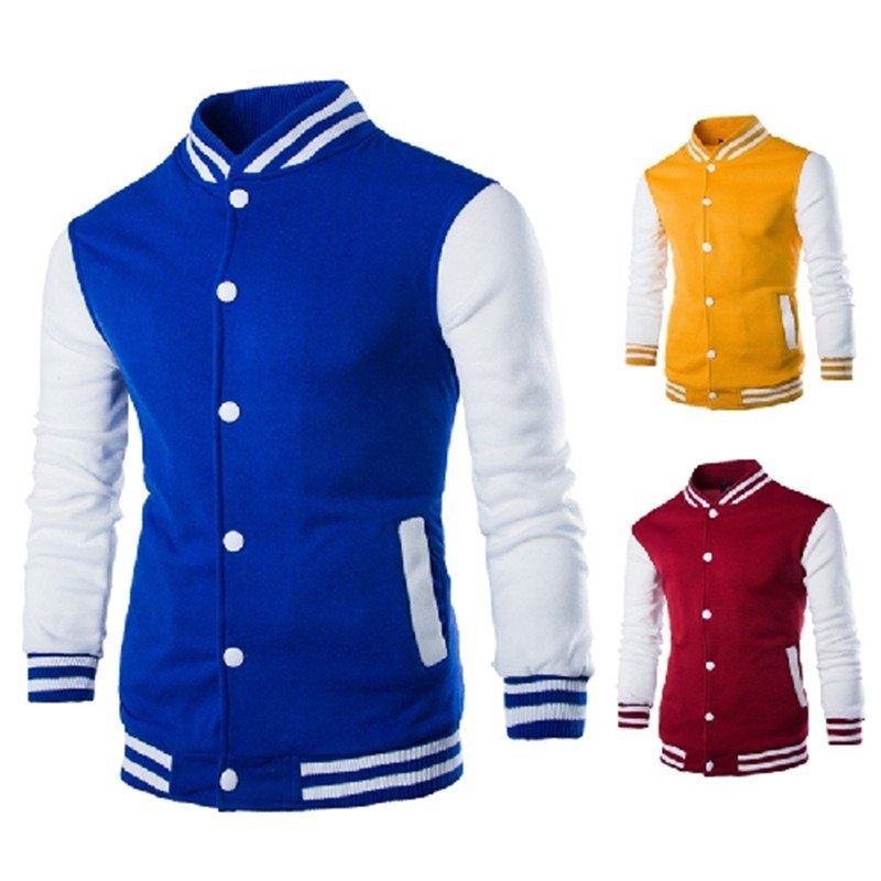 Plus size men's versity college jackets wholesale blank varsity jackets custom logo plain letterman varsity jacket for men 2023