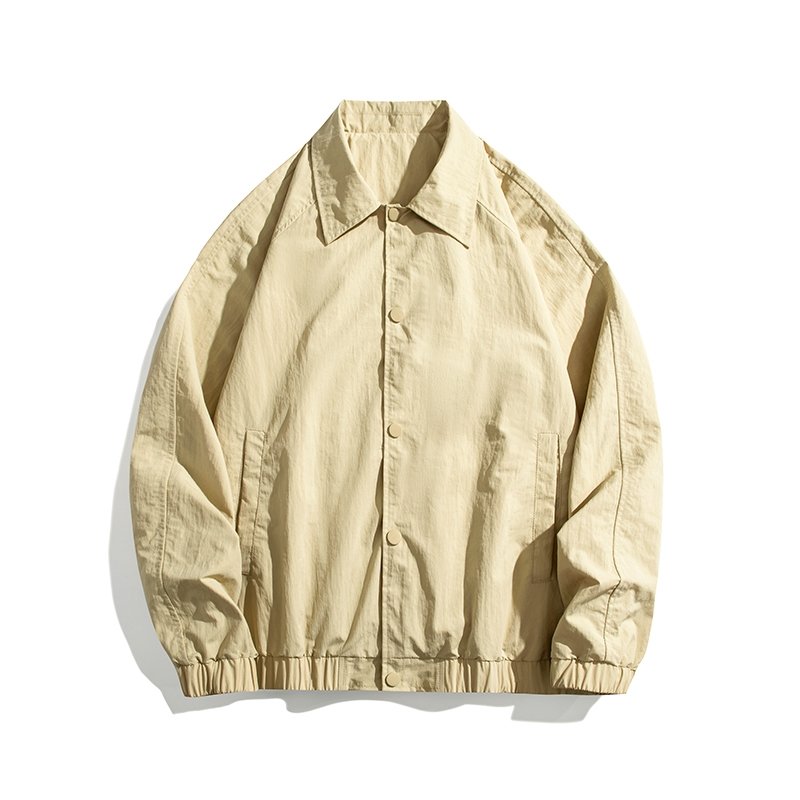 Wholesale Casual Lapel Loose Versatile Vintage Streetwear Coats Jacket For Men