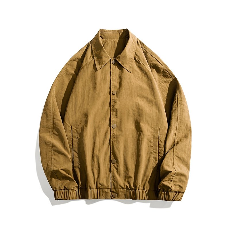 Wholesale Casual Lapel Loose Versatile Vintage Streetwear Coats Jacket For Men