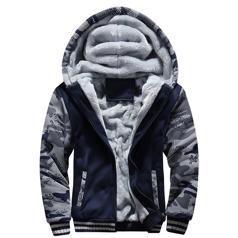 100% Cotton Winter Fleece Jacket Men Varsity Jacket Custom Letterman Jacket For Men Zip Up Hoodies Custom Logo Men Zipper Hoodie
