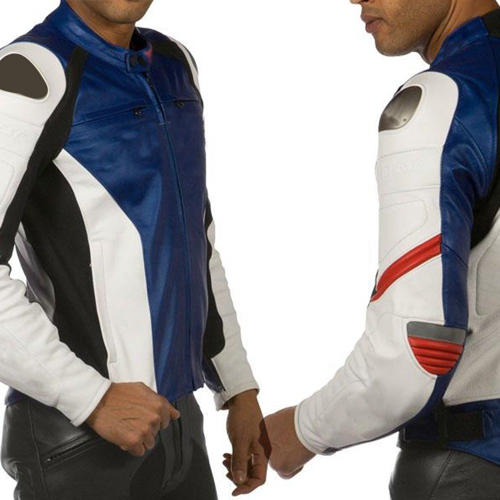 Men Motorbike Genuine Leather Moto Motorcycle with CE Armor Protection Biker Riding Jacket Safety Softshell Leather men Jacket