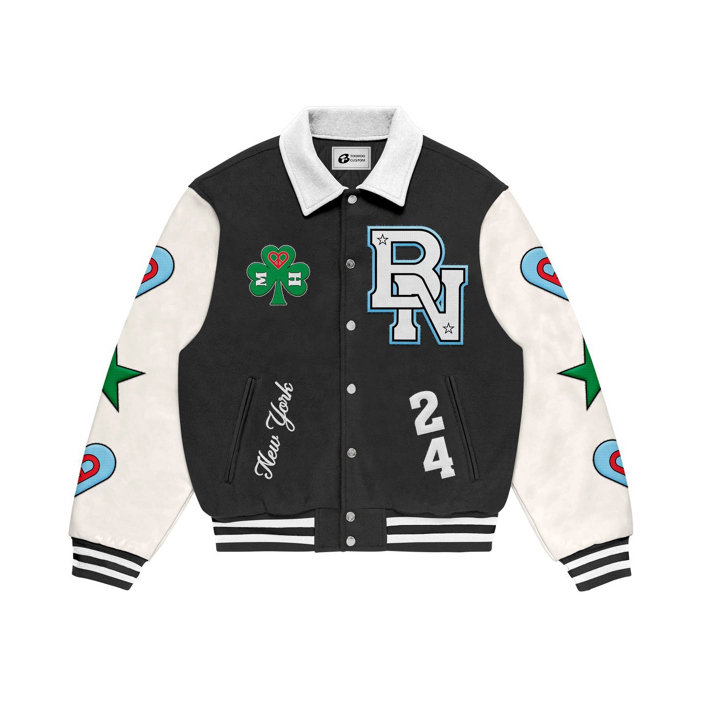 Custom LOGO Unisex Varsity Jacket Men's American Chenille Embroidery Patch Vintage Retro Baseball Cropped varsity jacket for man