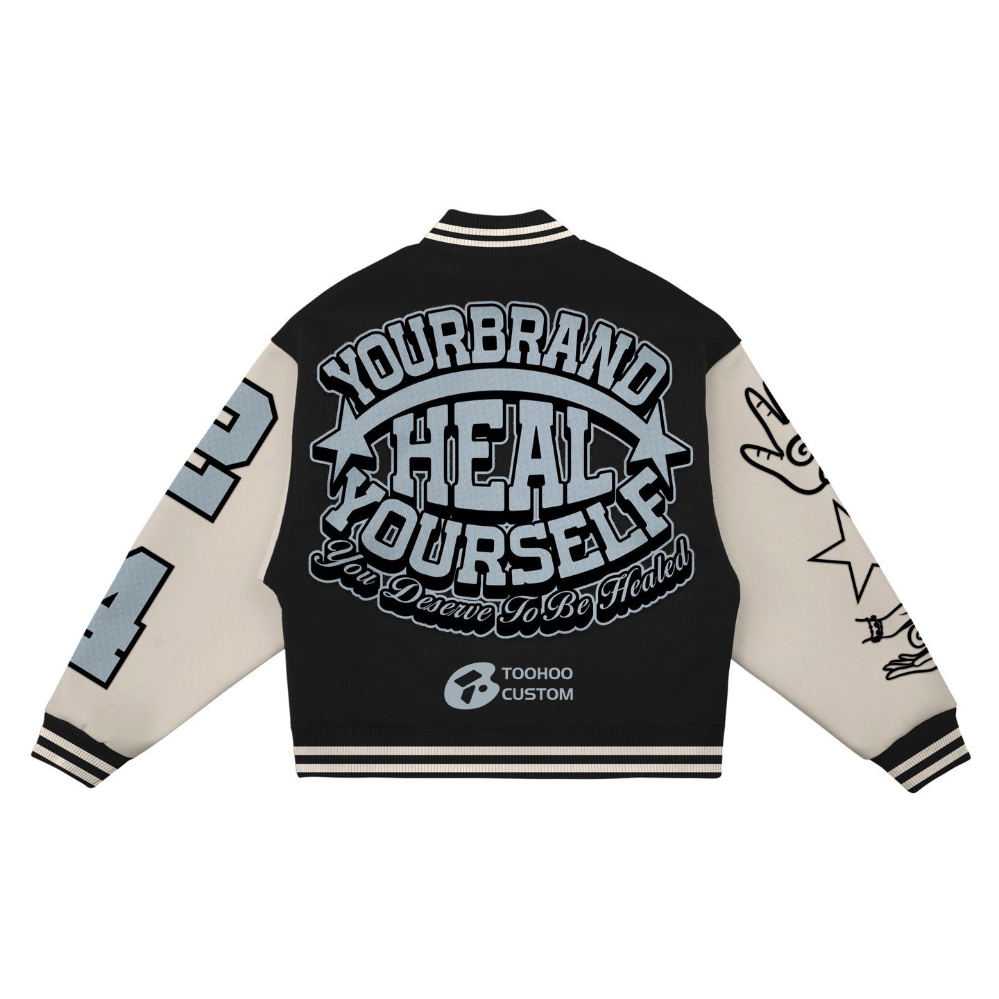 Custom LOGO Unisex Varsity Jacket Men's American Chenille Embroidery Patch Vintage Retro Baseball Cropped varsity jacket for man
