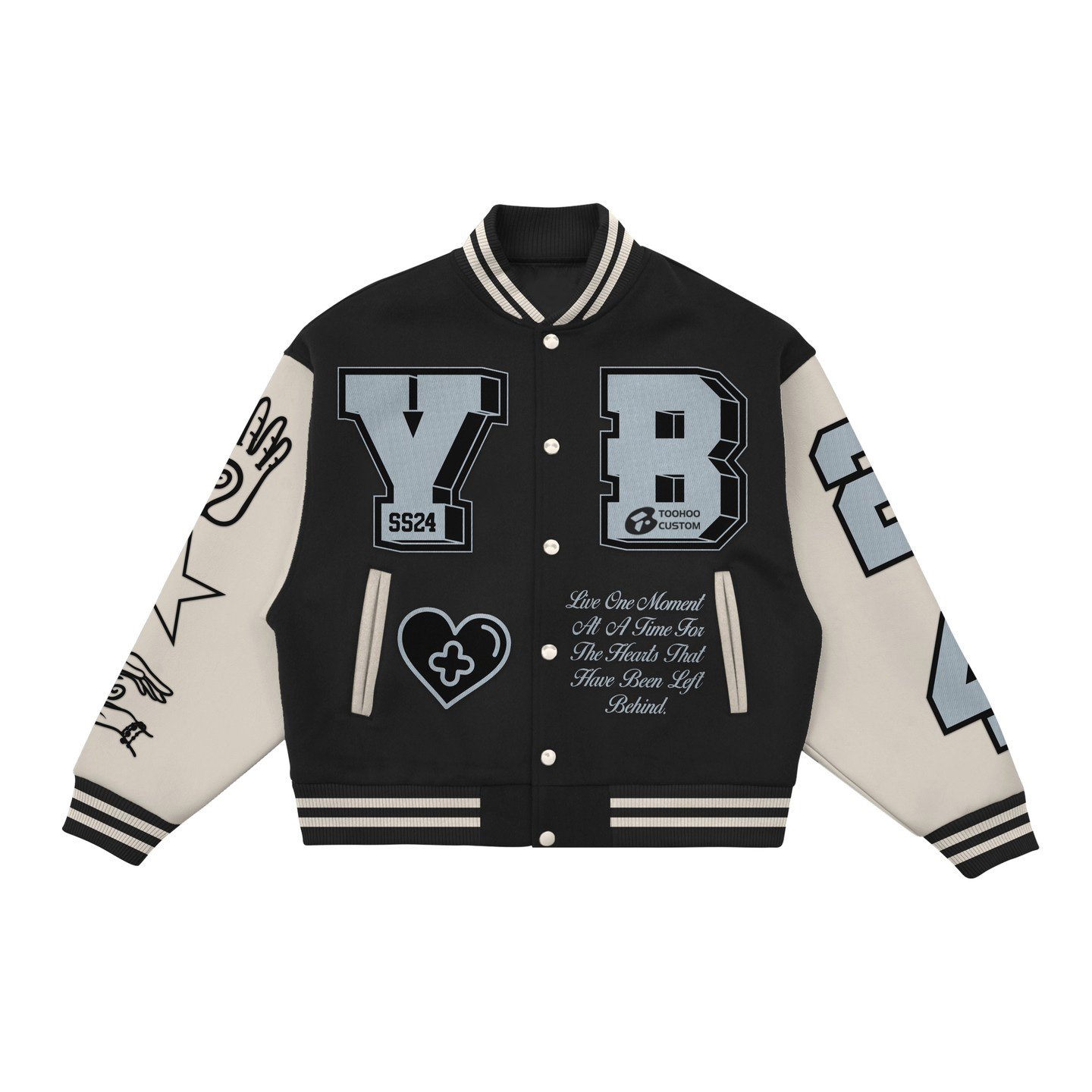 Custom LOGO Unisex Varsity Jacket Men's American Chenille Embroidery Patch Vintage Retro Baseball Cropped varsity jacket for man