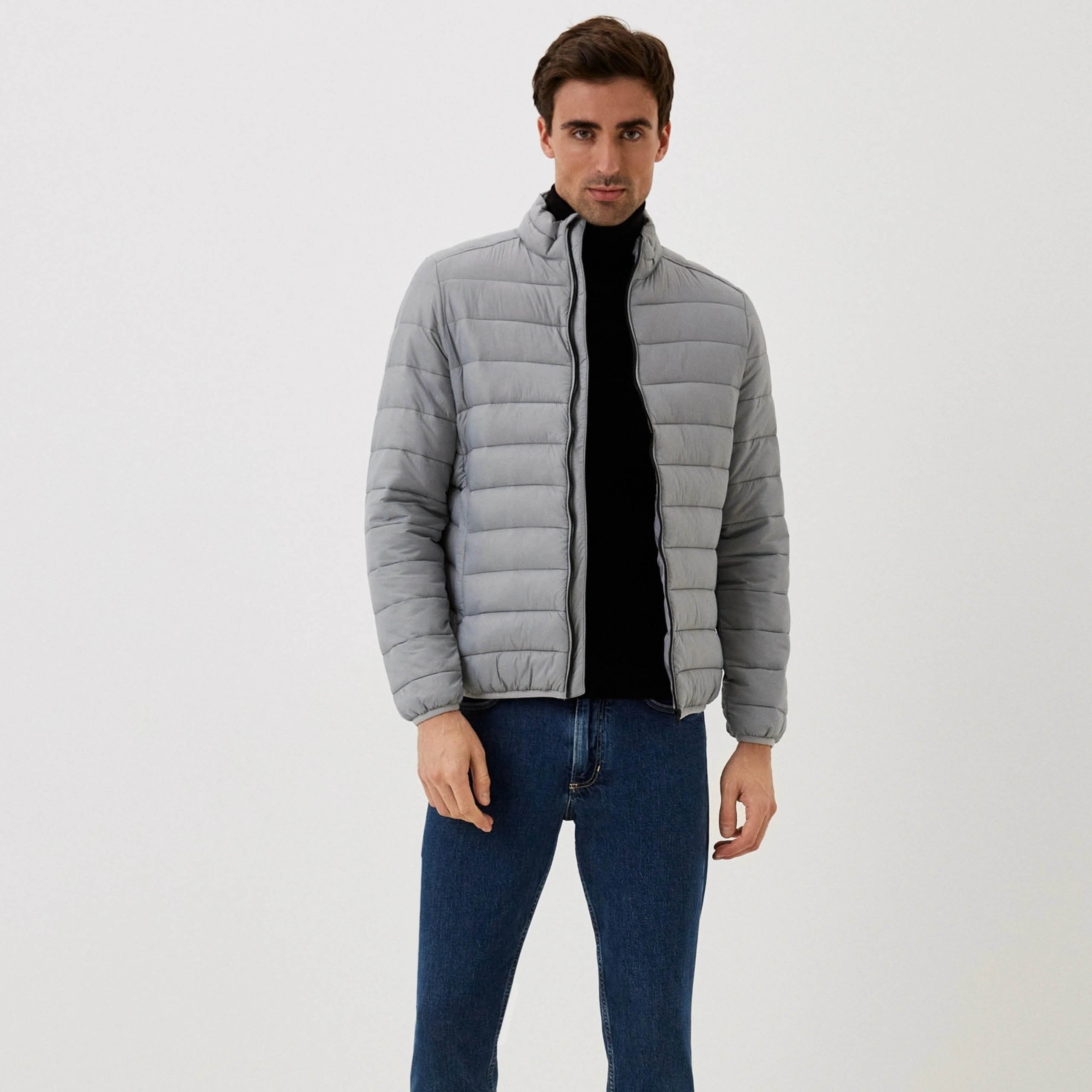 High Quality Men's Solid Color Waterproof Stand Collar Winter Thicken Puffer Jacket Lightweight Down Jacket