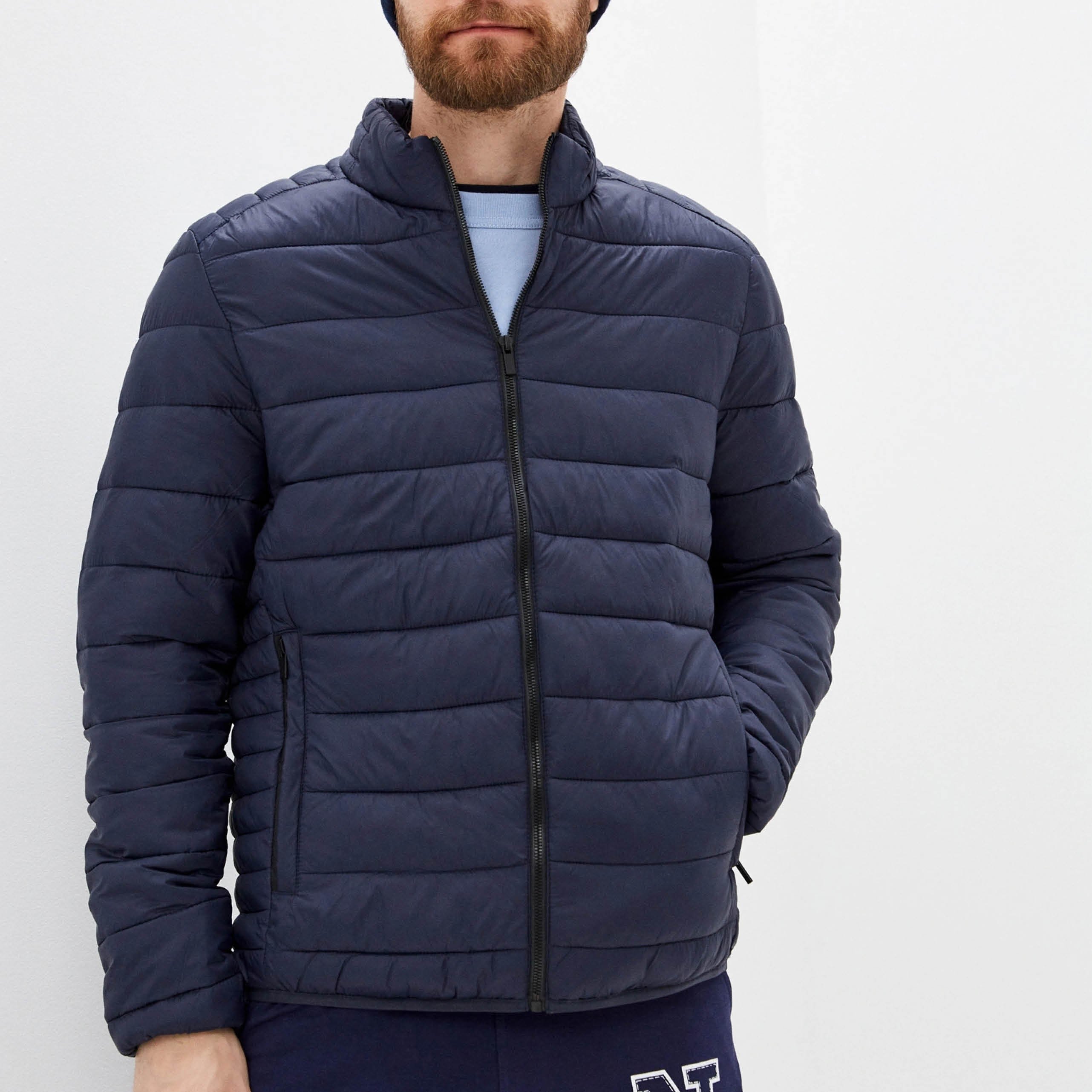 High Quality Men's Solid Color Waterproof Stand Collar Winter Thicken Puffer Jacket Lightweight Down Jacket
