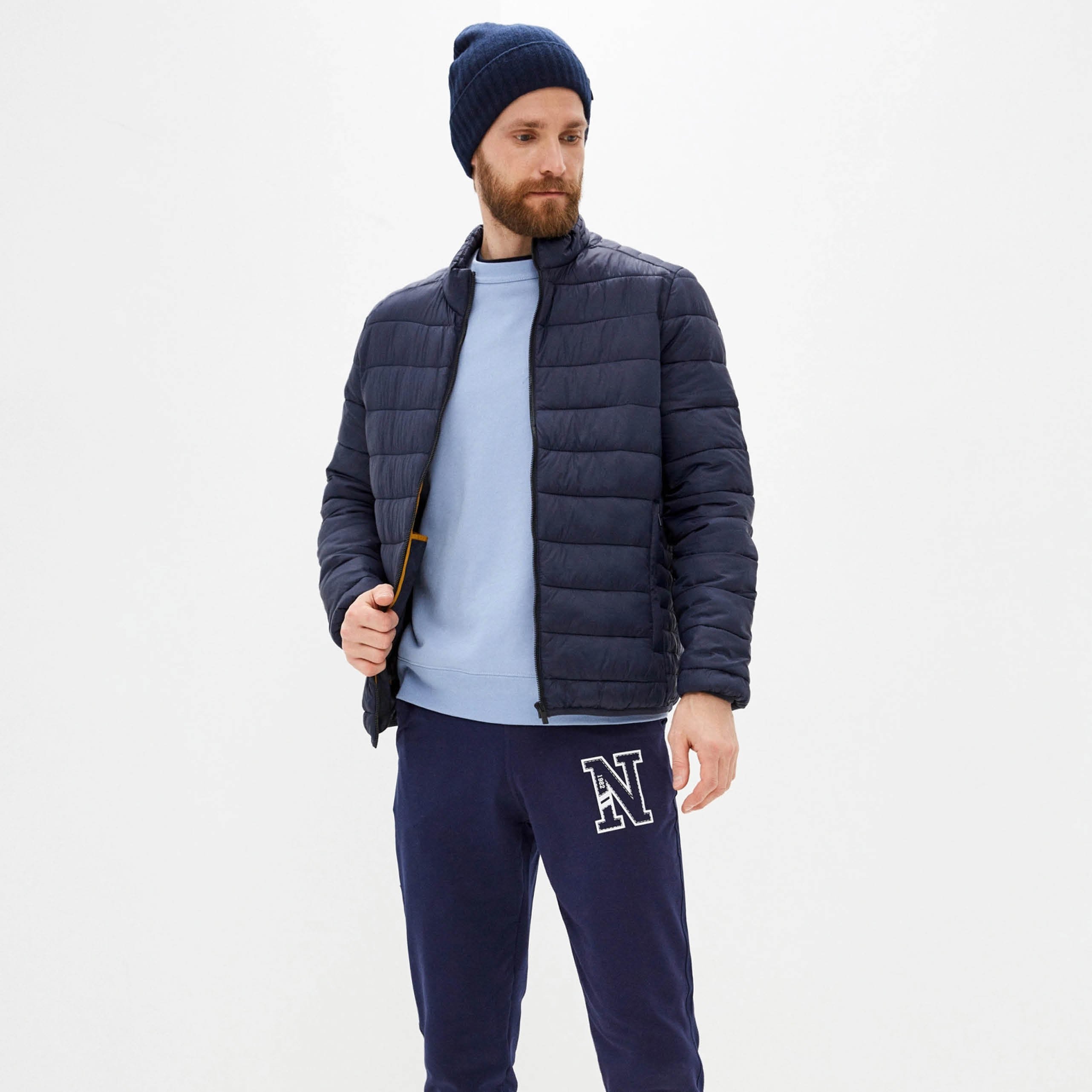 High Quality Men's Solid Color Waterproof Stand Collar Winter Thicken Puffer Jacket Lightweight Down Jacket