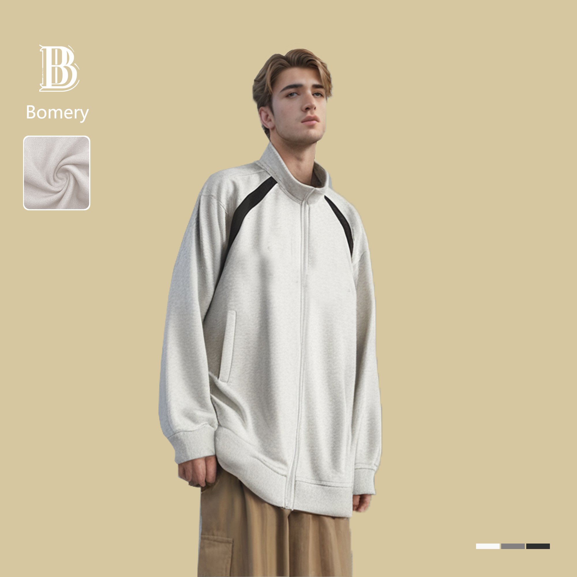 Bomery 2024 Custom Blazers Hot Selling Men's Sportswear Windbreaker Casual Jackets for Spring Fall Winter for Adults