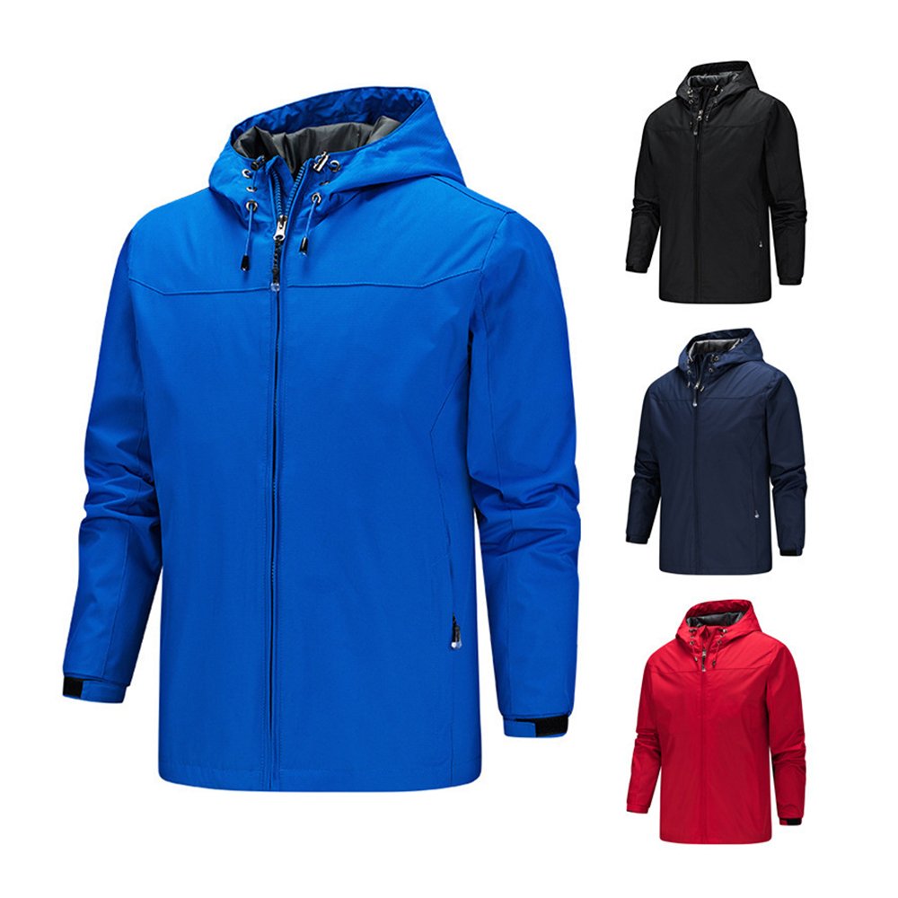 Autumn Winter Thin Soft Shell Hooded Custom Logo Mountaineer Waterproof Windproof Soft Shell Jacket For Men