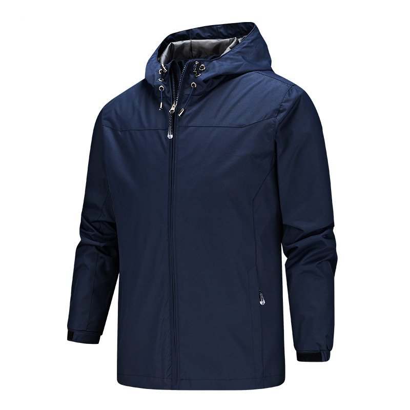 Autumn Winter Thin Soft Shell Hooded Custom Logo Mountaineer Waterproof Windproof Soft Shell Jacket For Men